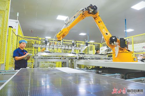 民樂工業(yè)園區(qū)新材料光伏組件生產(chǎn)線